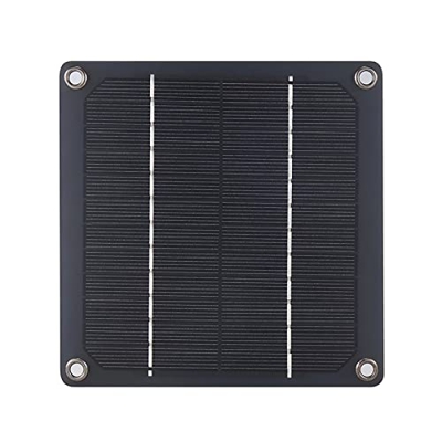 BAPRRJY Ventilador De Escape Solar De 3W, Portátil para Exteriores, 2000R/Min, Ventilador De Escape Solar De Alta Velocidad para Invernadero, Casa De 