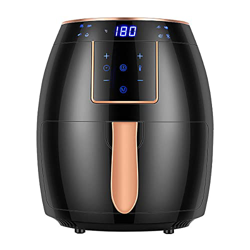 Daoco Freidora De Aire Eléctrica,Freidora de Aire 5.5L Hogar Gran Capacidad 1300W Gran Potencia de Fuego Temporización Pantalla táctil LCD Freidora de precio