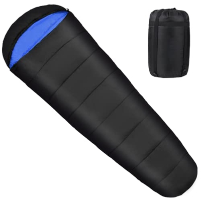 Saco de Dormir, 220 x 80 cm 720g Saco de Dormir Ultraligero Saco de Dormir de Camping Saco de Dormir Adultos, Cálido y Transpirable, Bolsa de Dormir p