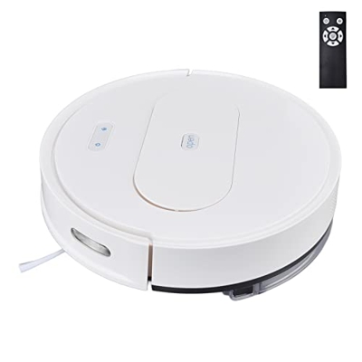 Shanrya Aspirador, barredora automática ultrasilenciosa para salón y Oficina Enchufe de la UE