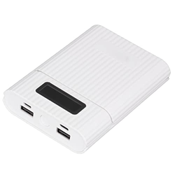Caja de Banco de Energía DIY, Caja de Banco de Energía Portátil con Pantalla LED, con Entrada Micro, Caja de Almacenamiento de Batería sin Soldadura P características
