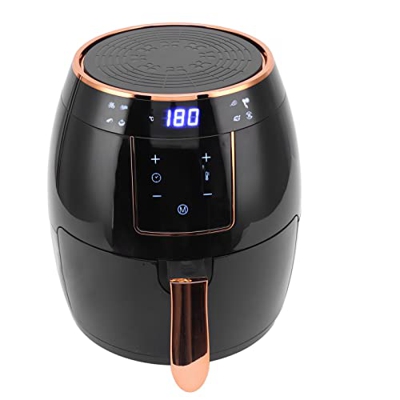 Fockety Freidora de Aire, Capacidad de 5,5 L, 1300 W, 220 V, Multifunción, Inteligente, Eléctrica, Freidora de Aire Caliente, Horno, Calefacción de 36