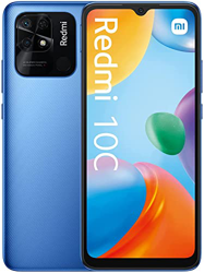 Teléfono Xiaomi Redmi 10c, Color Azul (Ocean Blue), 128 GB de Memoria Interna, 4 GB RAM, Dual Sim. Pantalla Dot Drop de 6,71". Cámara principal de 50  en oferta