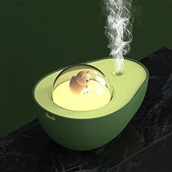 TOMYEUS purificador de Aire y humidificador Mini humidificador de Aire ultrasónico Aguacado Aroma Essential Oil Difusor Home Car Mist Maker LED Lámpar precio