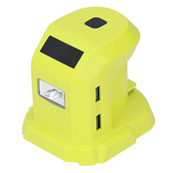 Adaptador de batería, convertidor de batería Operación e instalación fáciles y confiables con luces LED para cargar al aire libre en oferta