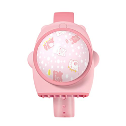 Ventilador de Reloj para niños | Ventilador de Mano portátil Personal Recargable por USB - Ventilador de Reloj de Dibujos Animados para niños y niñas  en oferta