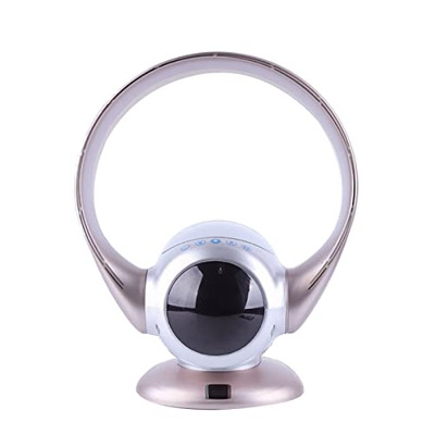 Ventilador Sin Aspas Silencioso para El Hogar, Ventilador De Pared Plegable, Velocidad del Viento De 8 Velocidades, Ventilador De Escritorio con Contr