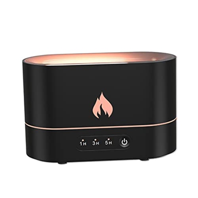 TOPofly Difusor de Aceite Esencial Flame USB Humidificador LED Difusores de Aire de aromaterapia para Dormitorio, difusores y Accesorios de aromaterap