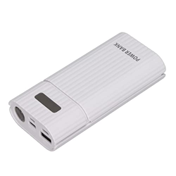 Garsentx Cargador Portátil, Caja de Batería H02 2X 21700, Entrada de 3 Puertos, Kit de Banco de Energía USB DIY Cargador de Batería de Teléfono, Carga en oferta