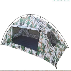 Tienda de campaña para exteriores camuflaje simple, impermeable, transpirable, antimosquitos, instalación sencilla, adecuada 1 persona, senderismo al  características