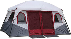 XiangWen Tienda de Tono de Viento y Sombra de cúpula de 8-12 Persona Carpa de Lona Familiar Grande con Carpa de Doble Capa Impermeable de 2 dormitorio características
