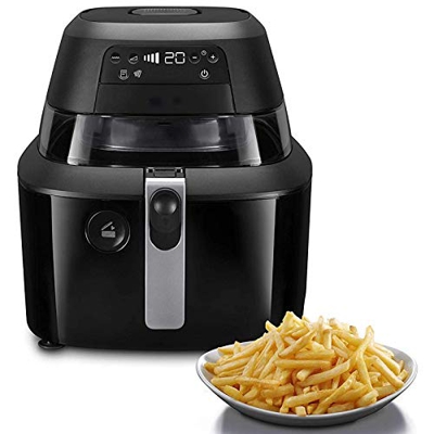 DangLeKJ Freidora de Aire Digital sin Aceite para el hogar, Negra