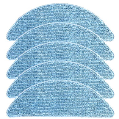 N/A 5pcs Pading Pad for Robot Aspiradora Limpieza Lavable Paño de Limpieza for Robot Aspirumiadores Accesorios
