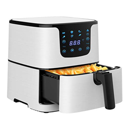 Freidora de aire eléctrica digital, freír, asar, hornear, crujir y recalentar para una cocción más rápida y saludable - Horno de cocina Cocina grande  características