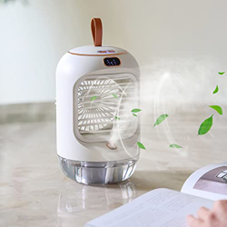 Mini aires acondicionados móviles Enfriador aire USB portátil Ventilador escritorio refrigeración agua ventilador humidificador aire acondicionado ind características