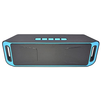 DERCLIVE Altavoz inalámbrico estéreo de sonido de alto bajo Bluetooth altavoz para el hogar oficina ciclismo al aire libre altavoz estéreo de dos vías