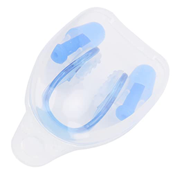 Tapones para los Oídos con Clip para la Nariz, Tapones para los Oídos Suaves, Clip para la Nariz, Reutilizables, Impermeables, Diseñados Ergonómicamen en oferta