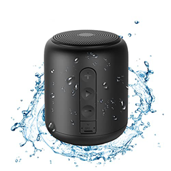 Altavoz Bluetooth, mini altavoces portátiles Bluetooth impermeables para viajes, piscina y ducha al aire libre, color negro características