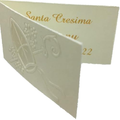 Le Gemme di Venezia Tarjetas de confirmación con impresión y envío de regalo para invitados (30 unidades)