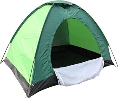 Acampar al aire libre Protector solar a prueba de lluvia Tienda a prueba de viento Poste de fibra de vidrio Tienda ultrafina portátil Capa doble Capa 