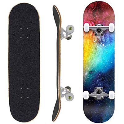 Patineta de Cuatro Ruedas Adulto Niño Adolescente Patinete Doble Patín Scooter