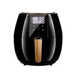 Horno de freidora de aire con cesta plana que ahorra espacio, freidora de aire caliente sin aceite con temporizador y apagado automático, piezas aptas en oferta