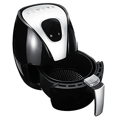 Freidora de aire Freidora de aire eléctrica de 1500 W y 2,5 l para una cocción saludable sin aceite Temporizador digital seguro para recalentar o asar