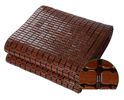 FMOPQ Colchoneta De Dormir De Verano, Colchoneta De Bambú Mahjong Carbonizado Transpirable Colchoneta De Dormir Suave De Verano-Dormitorio Cama Doble  características