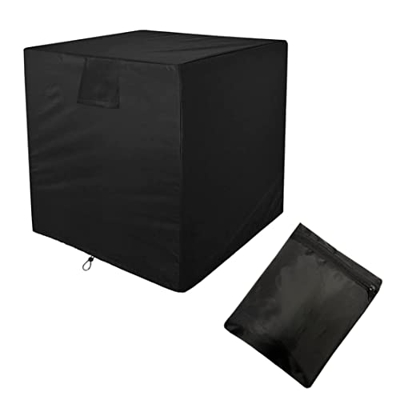 IzzDynno Central Air Conditioner Cover Outdoor Waterproof Air-Condition Shield with Storage Bag 24x24x22inch