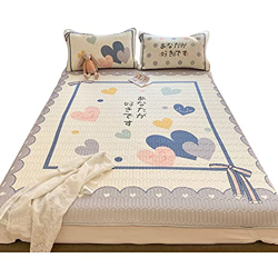 FMOPQ Colchoneta De Látex De Tres Piezas Colchoneta De Seda De Hielo De Verano Cama Lavable Colchoneta De Aire Acondicionado Plegable Lavable Y Lavabl precio