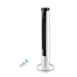 Grandeals Ventilador de Torre oscilante silencioso con Tanque de Agua de 4 L, Enfriador de Aire de Piso con configuración de 3 velocidades, Control Re precio