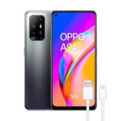 OPPO A94 + Cable USB - Teléfono Móvil libre, 128GB, 8GB, Cámara 48+8+2+2+16 MP, Smartphone Android, Batería 4310mAh, Carga Rápida 30W, Dual SIM - Negr características