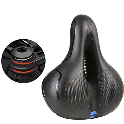 Gel De SíLice Sillin Bicicleta AmortiguacióN De Bolas Alto Rebote, SillíN Bicicleta ErgonomíA Impermeable Suave CóModo Sillin Bicicleta MontañA Hueco 