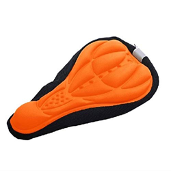 Asiento de Bicicleta, 4colors ciclo de la bicicleta cubierta de la bici, una silla cubierta de asiento de la bici 3D colorido del asiento del gel de s en oferta