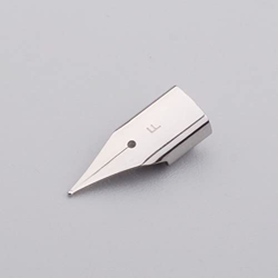 Pluma universal punta de punta de escritura de punta de punta de acero inoxidable plateado (0,5 mm) características