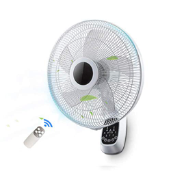 DUOLEMY Ventilador de Pared de 18", Enfriamiento Oscilante Ventiladores eléctricos con Mando a Distancia, 220V Silencioso Colgando Alto Ventilador de  características