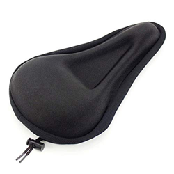 Asiento de Bicicleta, Asiento Suave for Bicicleta, Bicicleta Gruesa de Silicona Cubierta del Asiento, Bicicleta Silla Cojín Equipo de Ciclo (Color : 0 características