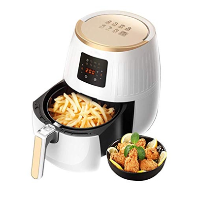 Jrechio Máquina de freidora de Aire Gran Capacidad Freidora eléctrica Inteligente Alitas de Pollo automáticas Nuevas Papas Fritas automáticas zhangxia