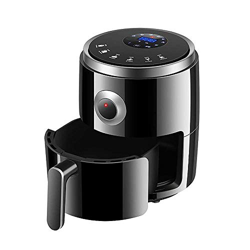 DangLeKJ Freidora de Aire compacta con Pantalla Digital Temporizador Control de Temperatura Ajustable Saludable Sin Aceite Cocción Baja en Grasa Tamañ precio