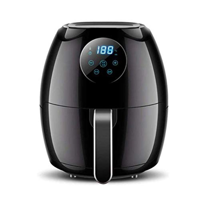 Jrechio Freidora de Aire Hogar de Gran Capacidad Máquina de Papas Fritas automáticas multifuncionales 3.5L Inteligente LCD Freidora eléctrica zhangxia
