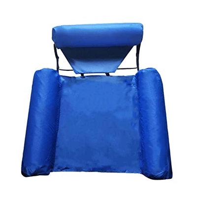 GIMOCOOL Hamaca hinchable para piscina, silla flotante, silla de piscina para adultos, silla de piscina, sofá hinchable para playa al aire libre