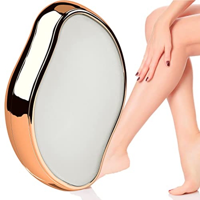 Vibbang Crystal Hair Eraser, Nano Crystal Herramienta de Depilación Sin Dolor, Borrador de Pelo de Cristal, depilación física, depiladora Segura sin D