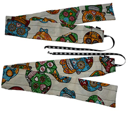 Muñequeras Strength Blancas Calaveras Mexicanas edición cordón calaveritas en oferta