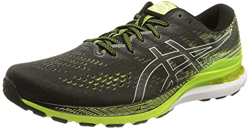 Asics Gel-Kayano 28, Running Shoe Hombre, Black/Hazard Green, 44 EU precio