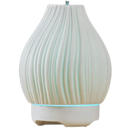 Habiba Humidificador Difusor de Aceite Esencial de Nano atomización, humidificador ultrasónico de cerámica de 120 ml, Aire purificador, luz Nocturna d características