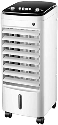 JYCCH Ventilador de Aire Acondicionado de Piso, Ventilador eléctrico silencioso Humidificador refrigerado por Agua móvil refrigerado por Aire Aire Aco