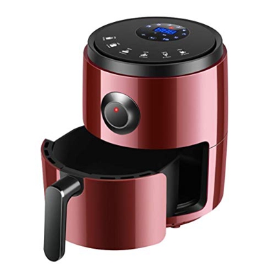 Jrechio Freidora Air Multifuncional Freidora eléctrica sin Aceite LCD Gran Capacidad automática Completa Inteligente a zhangxianyu