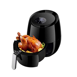 Jrechio Freidora de Aire de Origen Inteligente LCD Pequeñas Papas Fritas de Papas Fritas sin Aceite de Gran Capacidad Multifuncional freidora eléctric en oferta