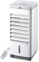 JYCCH Enfriadores de Aire Acondicionador Compacto, Enfriador evaporativo de 3 Vientos, purificador y humidificador, con Enfriador de pantano móvil con precio