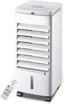 JYCCH Enfriadores de Aire Acondicionador Compacto, Enfriador evaporativo de 3 Vientos, purificador y humidificador, con Enfriador de pantano móvil con